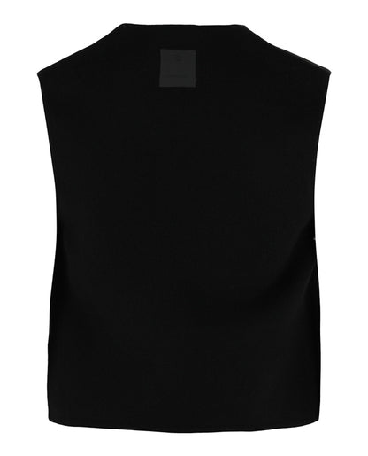 Givenchy Wool-Cashmere Blend Vest Black