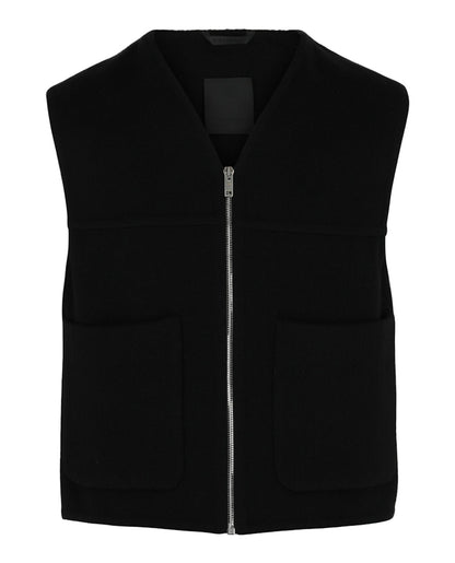 Givenchy Wool-Cashmere Blend Vest Black