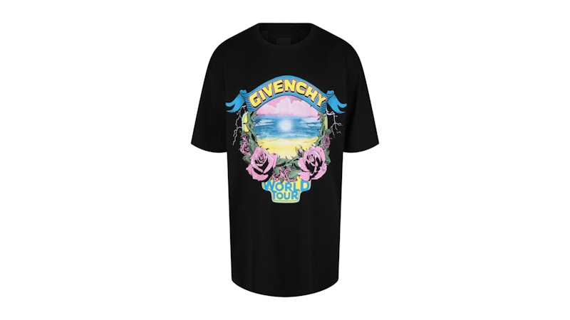 Givenchy World Tour Oversized T-Shirt Black