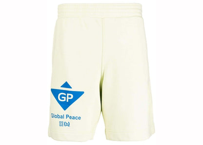 Givenchy x Bstroy Graphic-Print Track Shorts Light Green