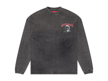 Godspeed Apollo 11 (1969) L/S Tee Grey Wash
