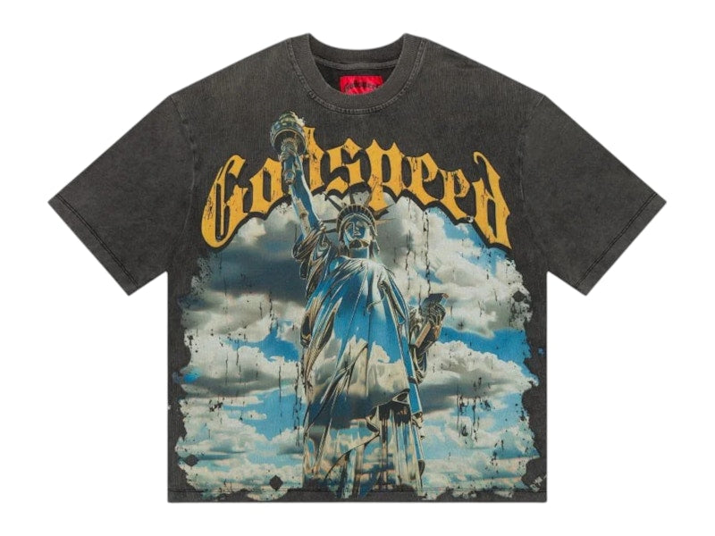 Godspeed Chrome Liberty T-shirt Grey Wash
