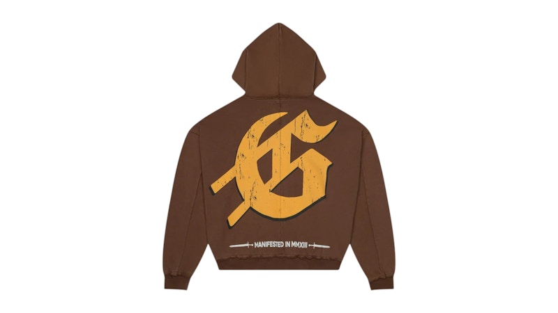Godspeed Chrome Liberty Zip V2 Hoodie Brown Wash