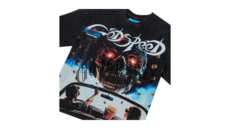 Godspeed Drive-In T-shirt Black Wash