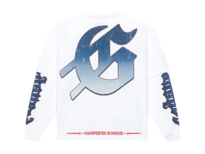 Godspeed Endzone Layered L/S Tee White Wash