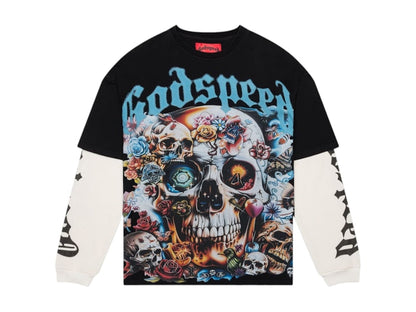 Godspeed Eternal Dream Layered Tee Black Wash