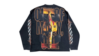 Godspeed F1 Finishline L/S T-Shirt Black Wash