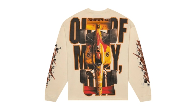 Godspeed F1 Finishline L/S T-Shirt Bone