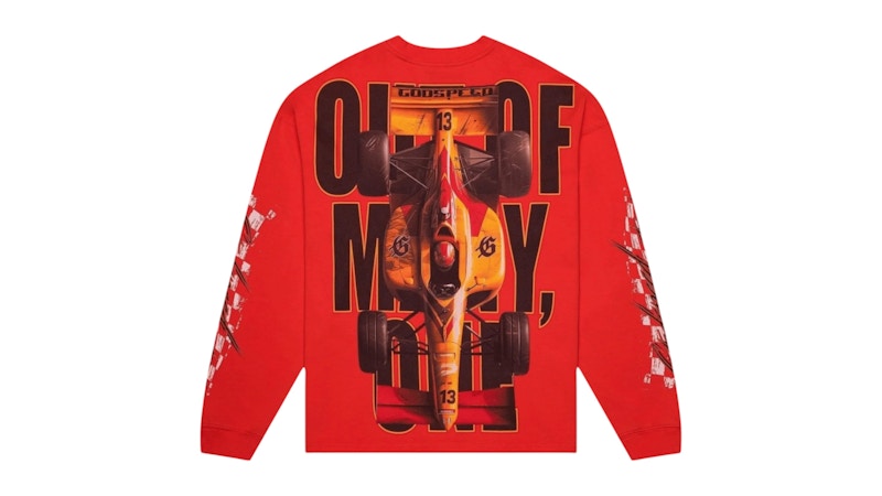 Godspeed F1 Finishline L/S T-Shirt Red