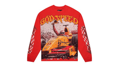 Godspeed F1 Finishline L/S T-Shirt Red