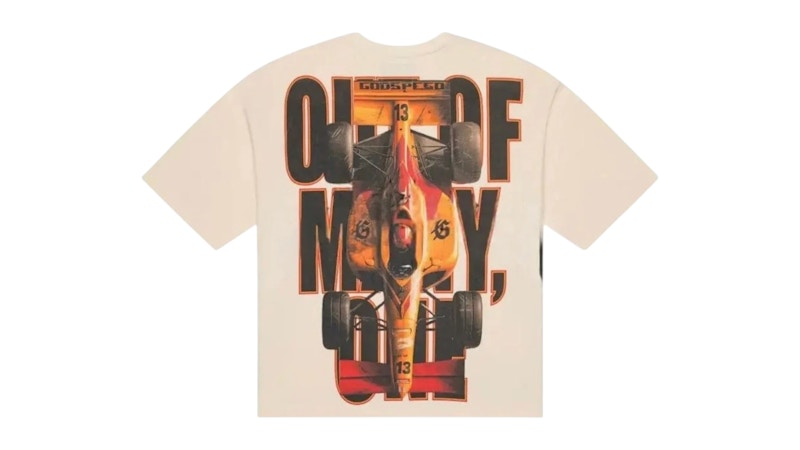 Godspeed F1 Finishline T-shirt Bone