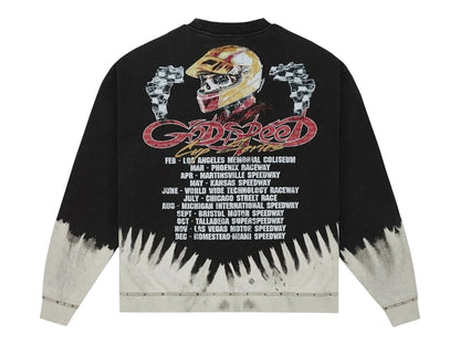 Godspeed F.T.W LS T-shirt Black Bleached Wash