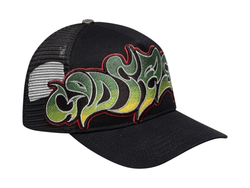 Godspeed GS Neo Trucker Hat Black/Yellow/Red