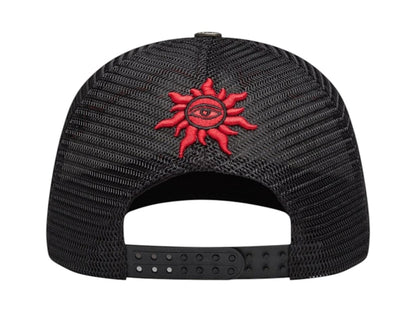 Godspeed GS Neo Trucker Hat Black/Yellow/Red
