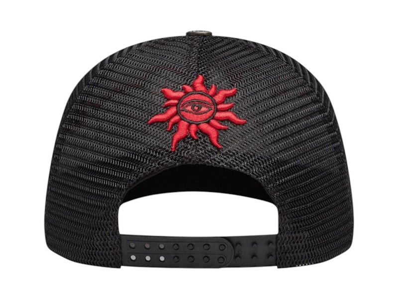 Godspeed GS Neo Trucker Hat Black/Yellow/Red