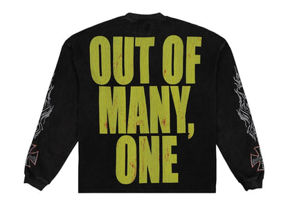 Godspeed Long Lonely Road Thermal L/S T-shirt Black Wash