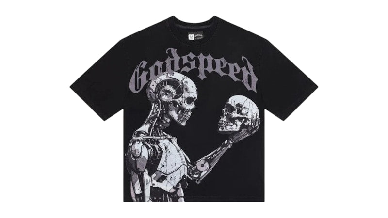 Godspeed Mankind vs AI III T-shirt Black/Grey