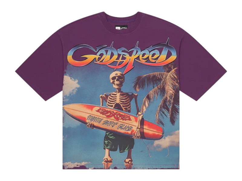 Godspeed Miami Surf Club T-shirt Purple
