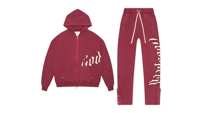 Godspeed OG Logo V2 Sweatsuit Burgundy