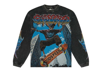 Godspeed Ollie LS Thermal T-shirt Grey Wash