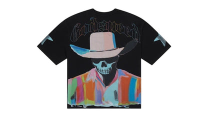 Godspeed Pastel Cowboy T-shirt Black Wash