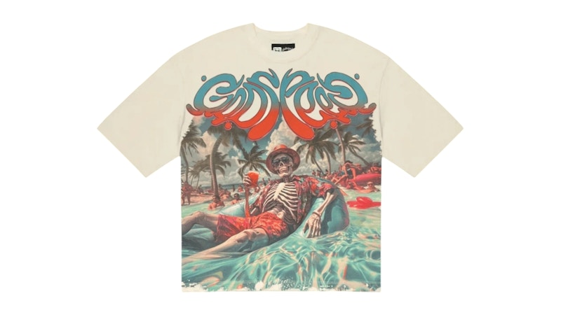 Godspeed Pool Party T-shirt Bone