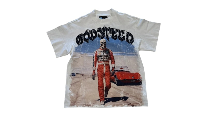 Godspeed Speed Racer T-Shirt Bone