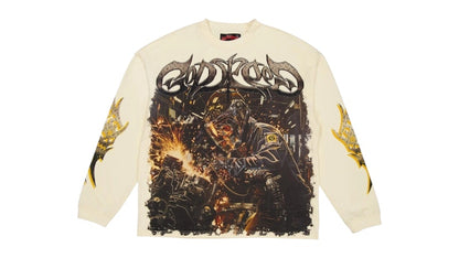 Godspeed Steel Sharpens Steel L/S T-shirt Bone