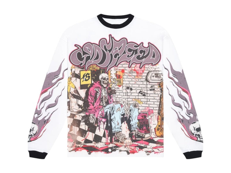 Godspeed Stoner L/S Tee White Wash