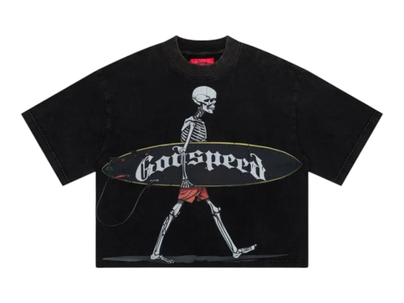 Godspeed Surf Day T-shirt Black Wash