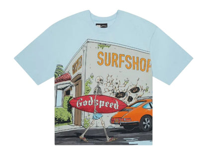 Godspeed Surf Shop T-shirt Baby Blue