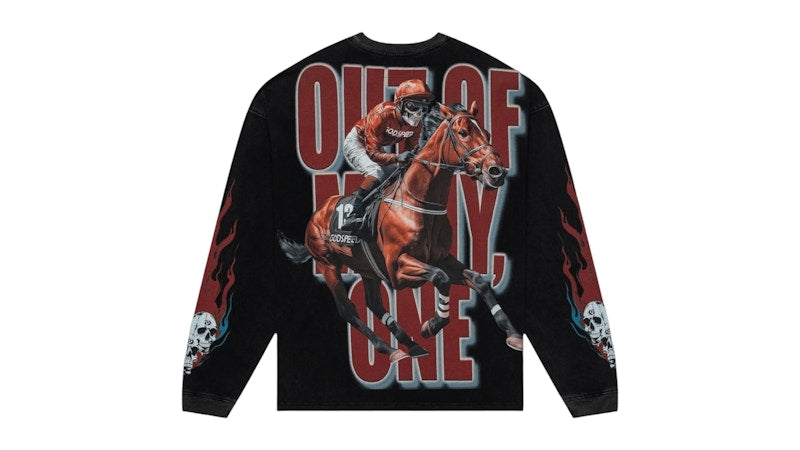 Godspeed Thoroughbred L/S T-Shirt Black Wash