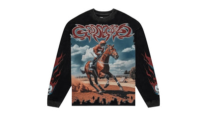Godspeed Thoroughbred L/S T-Shirt Black Wash