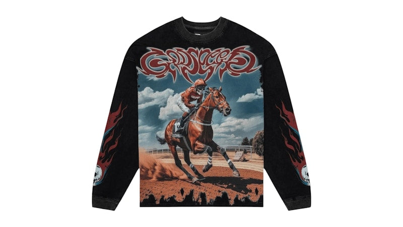 Godspeed Thoroughbred L/S T-Shirt Black Wash