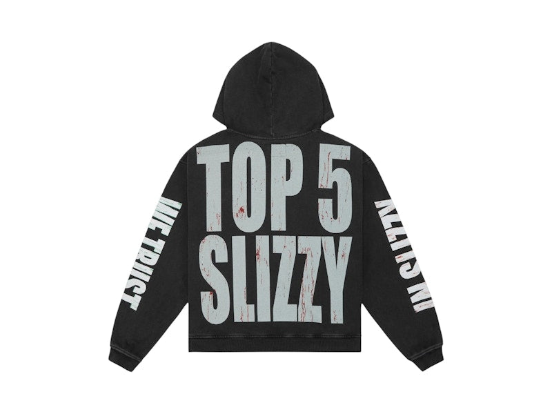 Godspeed Top 5 Slizzy VVS Hoodie Black Wash