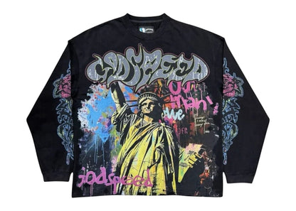 Godspeed Vandal LS Thermal Top Black Wash
