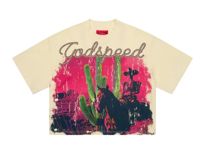 Godspeed Westworld Tee Bone Beige