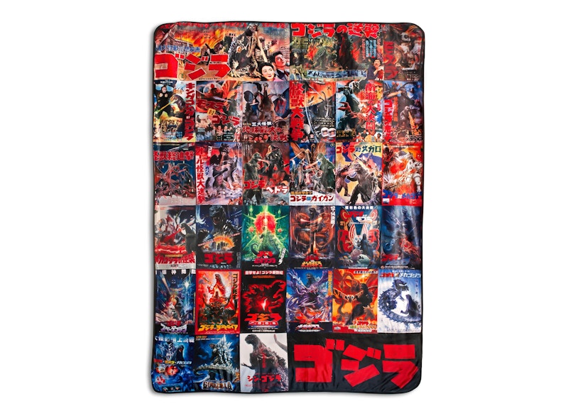 Godzilla Godzilla Movie Poster Oversized Fleece Throw Blanket