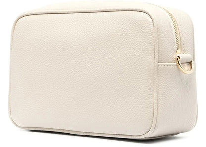 Golden Goose Hammered Leather Body Star Block Shoulder Bag White