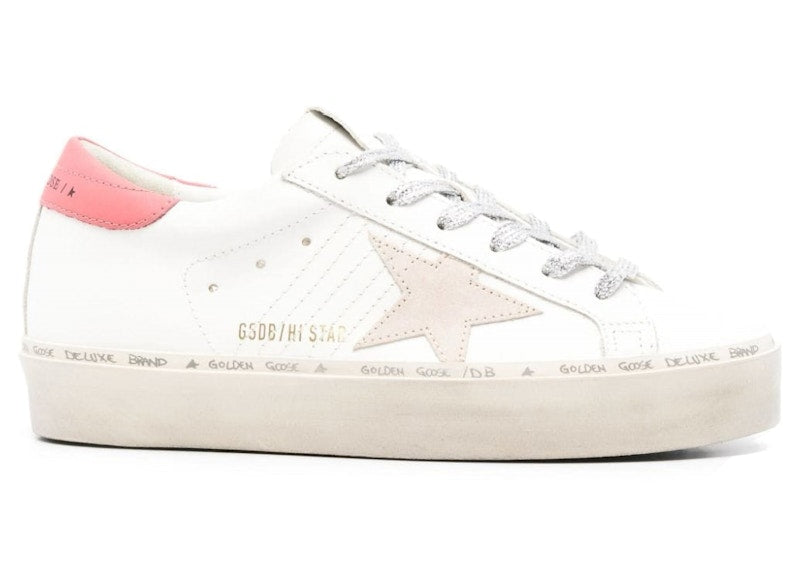 Golden Goose Hi Star White Taupe (Women's)