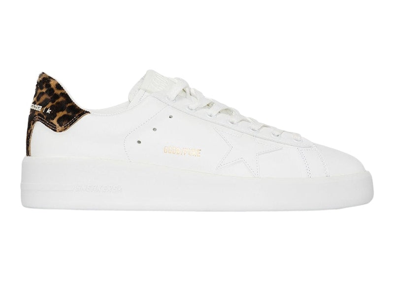 Golden Goose Purestar Leopard Print White (Women's)
