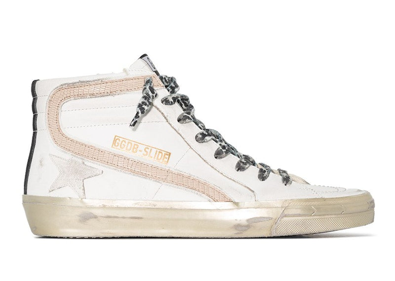 Golden Goose Slide White Black Taupe (Women's)