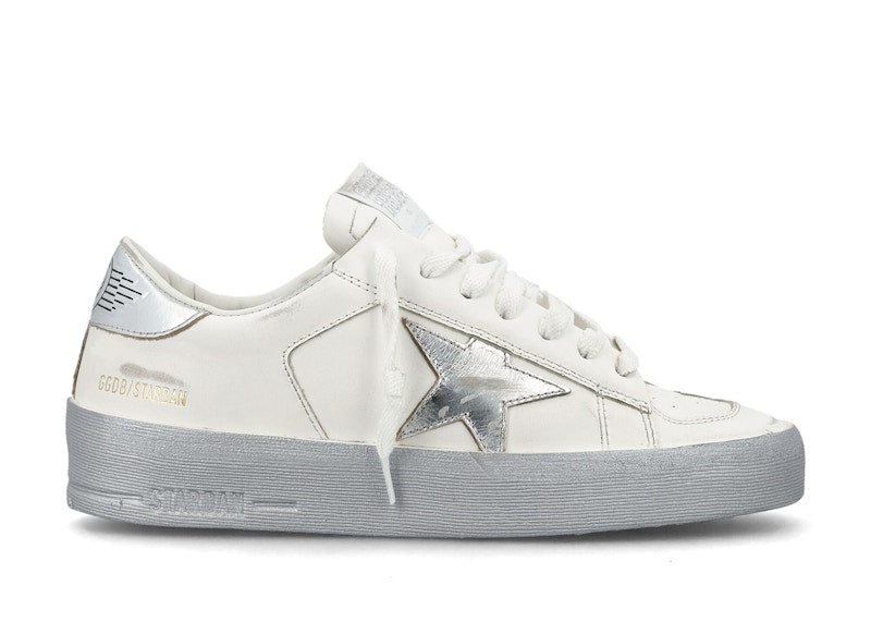 Golden Goose Stardan White Silver-tone (Women's)