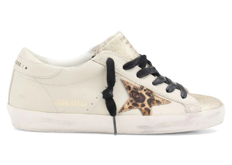 Golden Goose Super-Star Light Beige Dark Red (Women's)