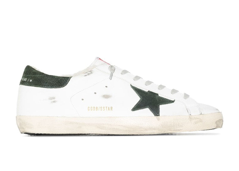 Golden Goose Super-Star Sherpa Lining White Green
