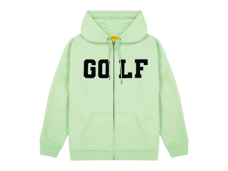Golf Wang Tyler The Creator College Cord Zip Up Hoodie Light Green