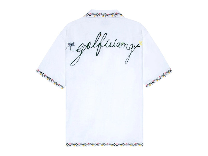 Golf Wang Tyler The Creator Garden Linen Button Up Shirt White