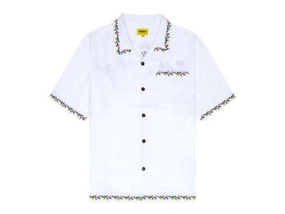 Golf Wang Tyler The Creator Garden Linen Button Up Shirt White
