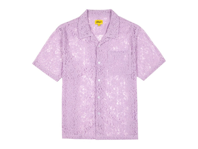 Golf Wang Tyler The Creator Lace Button Shirt Purple