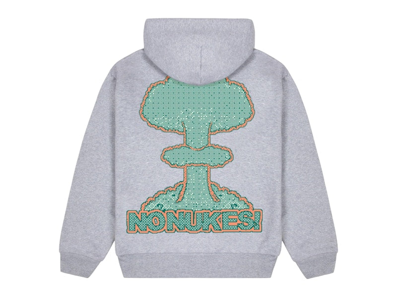 Golf Wang Tyler The Creator No Nukes Pixel Hoodie Grey